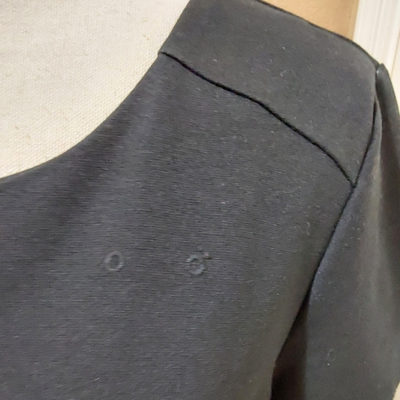 🌺 Like New Doc & Amelia (By Cintas) Black Colorblock Dress - Picture 5 of 11